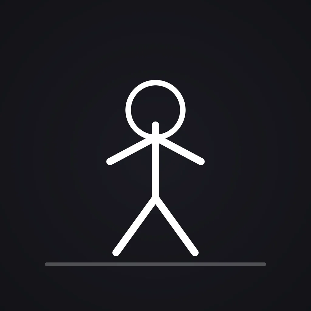 Stick Man Runner icon